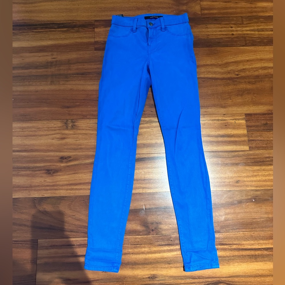 J Brand Skinny Super Stretch Pants in Blue